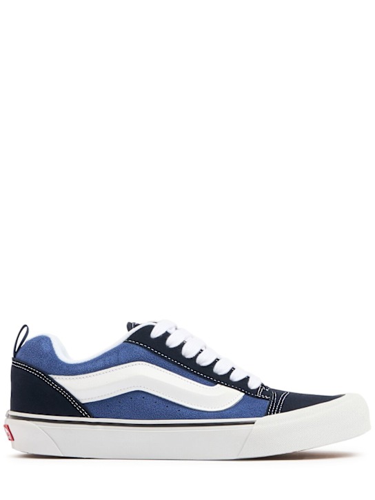 Vans: Sneakers "Knu Skool" - Blau/Weiß - men_0 | Luisa Via Roma