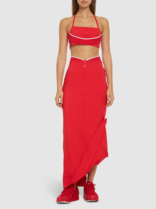 Nike: Jacquemus bra - Red/White - women_1 | Luisa Via Roma