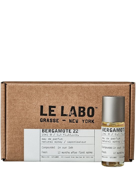 Le Labo: Eau de parfum Bergamot 22 15ml - Trasparente - beauty-men_1 | Luisa Via Roma