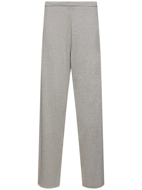 Extreme Cashmere: Pantalon en coton et cachemire Relax - Gris - women_0 | Luisa Via Roma