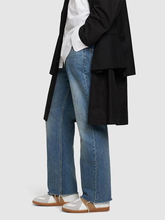 Maison Margiela: Replica leather sneakers - men_1 | Luisa Via Roma