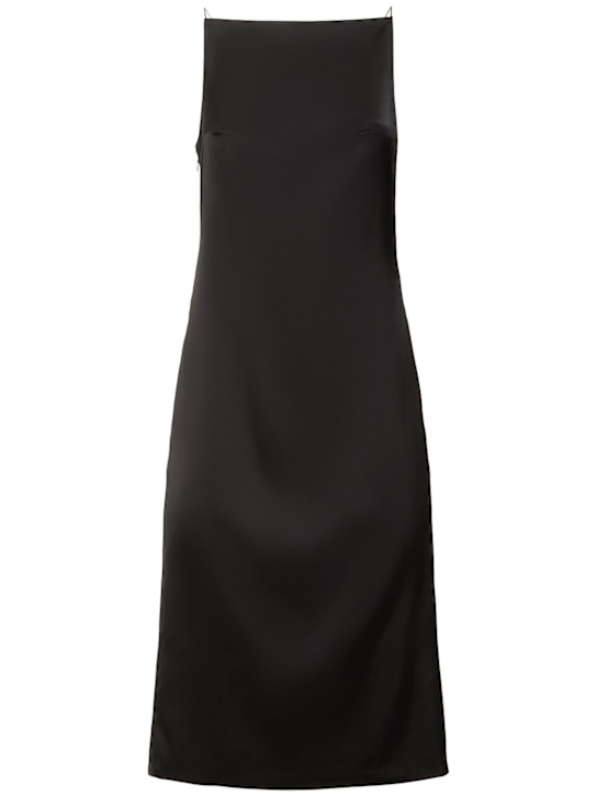 La Robe Spoglio satin midi dress - Thumbnail 1