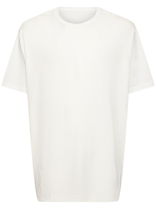 Yohji Yamamoto: Cotton jersey t-shirt - men_0 | Luisa Via Roma