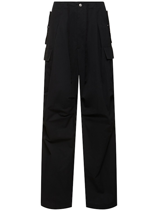 Alexander McQueen: Cargohose aus Techno/Baumwollmischung - Schwarz - men_0 | Luisa Via Roma