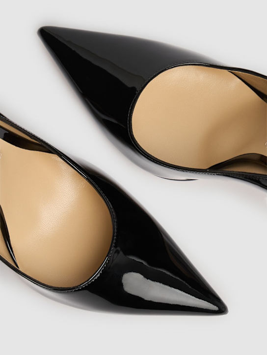 Jimmy Choo: 100mm Love patent leather pumps - Black - women_4 | Luisa Via Roma