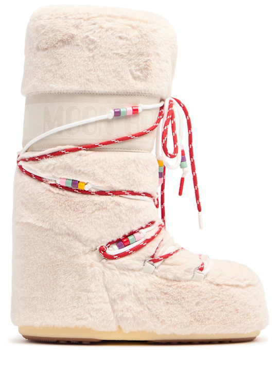 Moon Boot: Icon synthetic moon boots w/ beads - women_0 | Luisa Via Roma