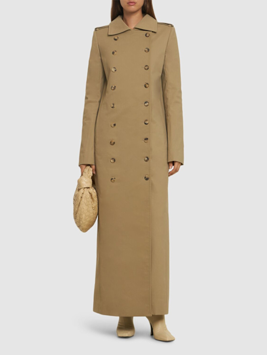 Mallory cotton blend long coat - Thumbnail 2
