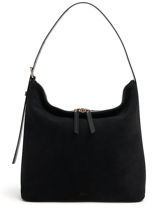 A.P.C.: Sac Vera suede tote bag - women_0 | Luisa Via Roma