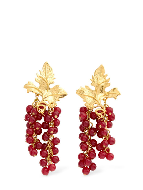 Peracas: Mini Adile drop earrings - women_0 | Luisa Via Roma