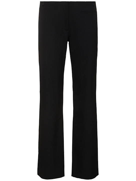 St. Agni: Raw edge pants - women_0 | Luisa Via Roma
