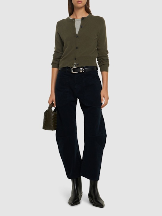 Nili Lotan: Shon corduroy carpenter pants - women_1 | Luisa Via Roma