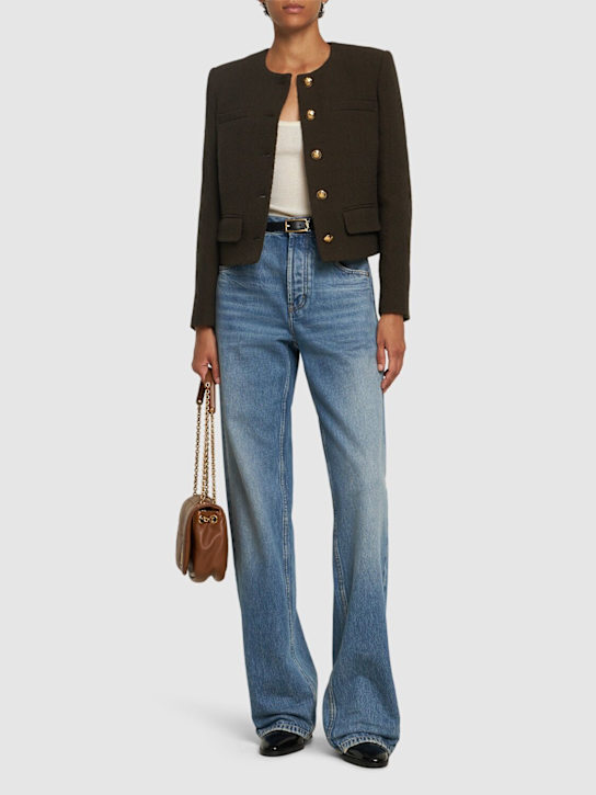 Nili Lotan: Paige tweed bouclé jacket - women_1 | Luisa Via Roma