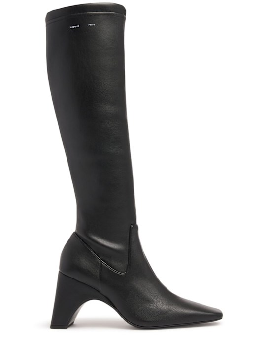 Coperni: 100mm Bridge stretch boots - women_0 | Luisa Via Roma