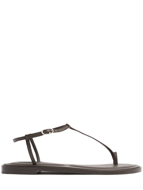 A.EMERY: Sandalias de piel 10mm - Gris - women_0 | Luisa Via Roma