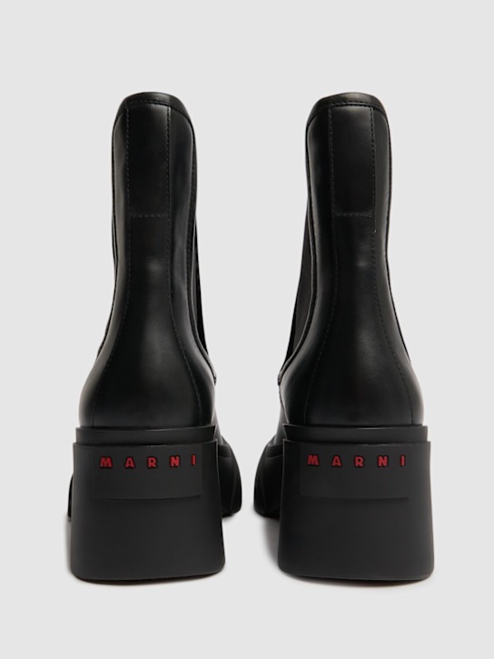 Marni: 60mm Leather Chelsea boots - women_3 | Luisa Via Roma