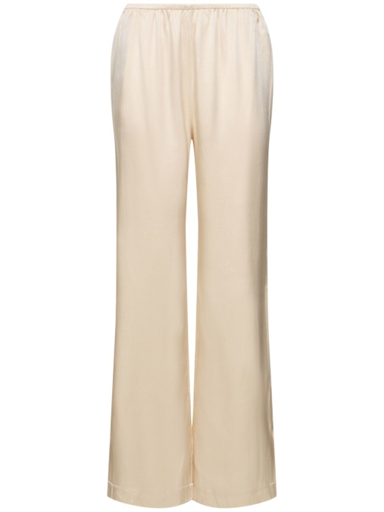 ANINE BING: Aden silk satin pants - women_0 | Luisa Via Roma