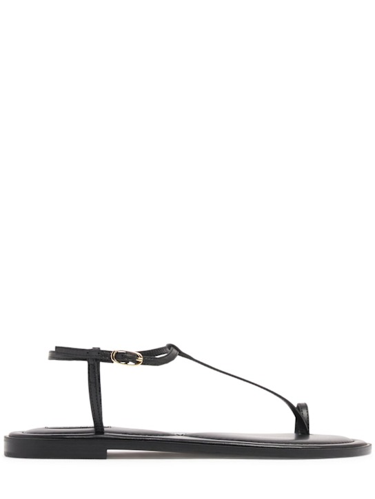 A.EMERY: Sandales en cuir Suvi 10 mm - Noir - women_0 | Luisa Via Roma