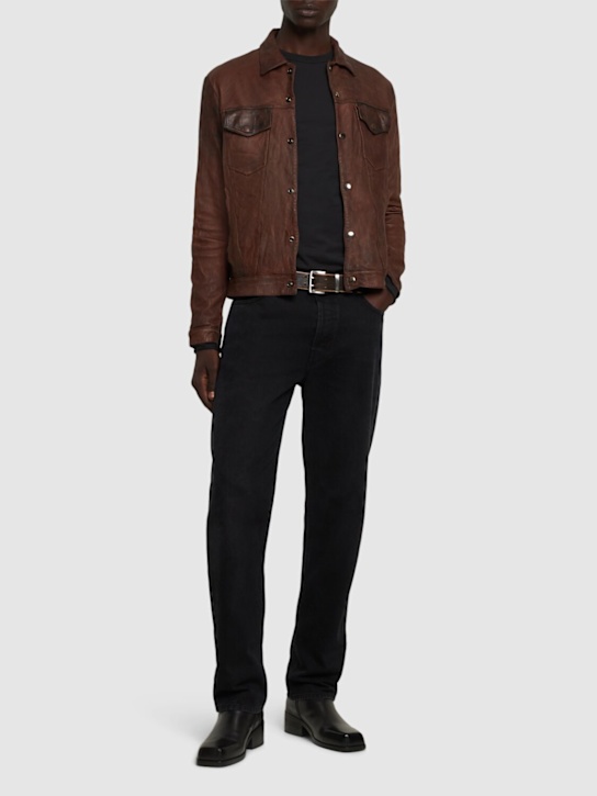 Giorgio Brato: Bleached leather jacket - men_1 | Luisa Via Roma