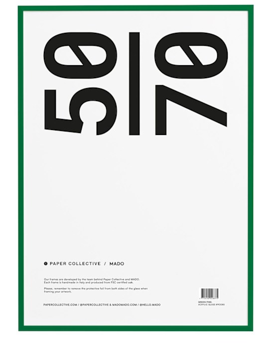 Paper Collective: Green Pine frame - ecraft_0 | Luisa Via Roma