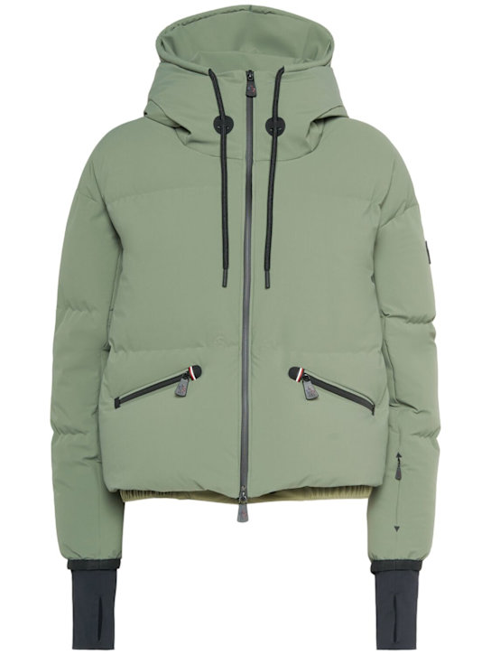 Moncler Grenoble: Allesaz nylon blend down bomber jacket - women_0 | Luisa Via Roma