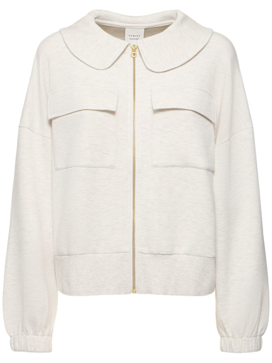 Varley: Lisburn zip-up sweatshirt - women_0 | Luisa Via Roma