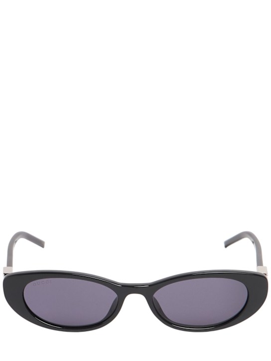 Gucci: G1680S acetate sunglasses - Black/Grey - women_0 | Luisa Via Roma