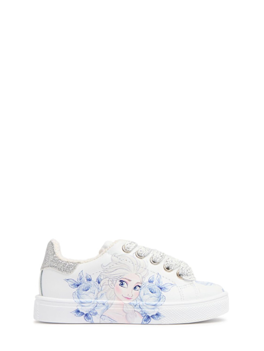 Monnalisa: Sneakers in pelle stampa Frozen - kids-girls_0 | Luisa Via Roma