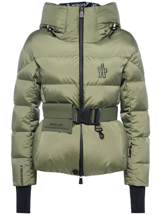 Moncler Grenoble: Bouquetin nylon down jacket - women_0 | Luisa Via Roma