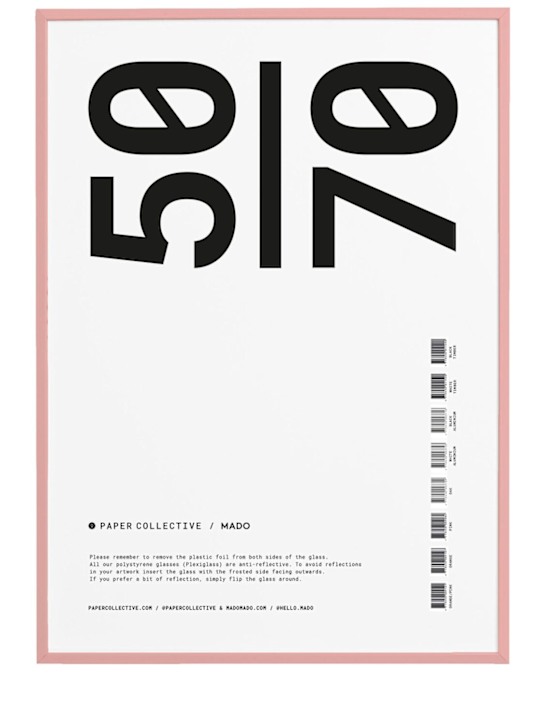 Paper Collective: Pink Pine frame - ecraft_0 | Luisa Via Roma