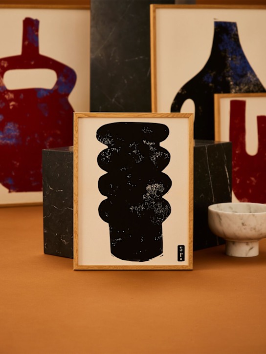 Paper Collective: Clayworks 03 print - Black - ecraft_1 | Luisa Via Roma