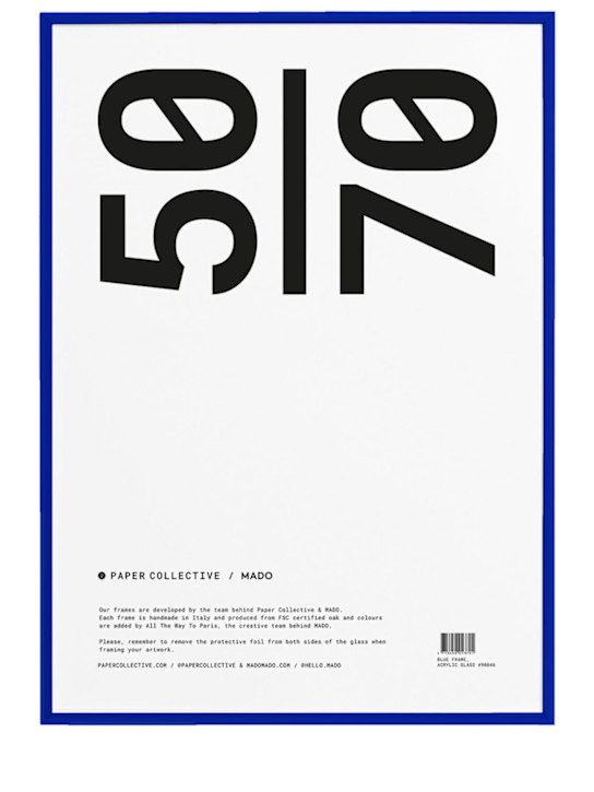 Paper Collective: Blue Pine frame - Blue - ecraft_0 | Luisa Via Roma