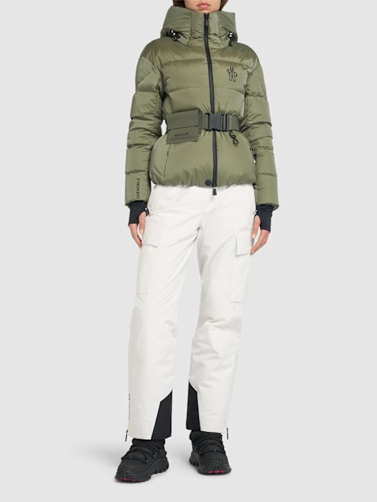 Moncler Grenoble: Bouquetin nylon down jacket - women_1 | Luisa Via Roma