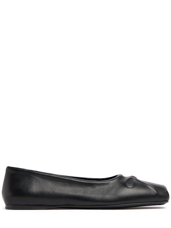 Marni: 5mm Leather flats ballerina - women_0 | Luisa Via Roma