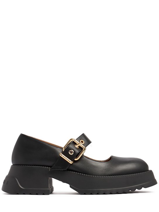 Marni: 50mm Mary Jane high loafers - women_0 | Luisa Via Roma
