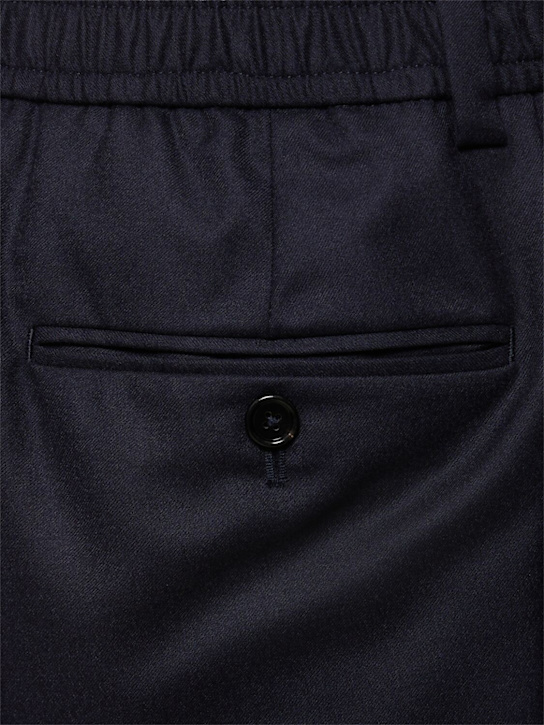 Dolce&Gabbana: Wool flannel pants - men_3 | Luisa Via Roma