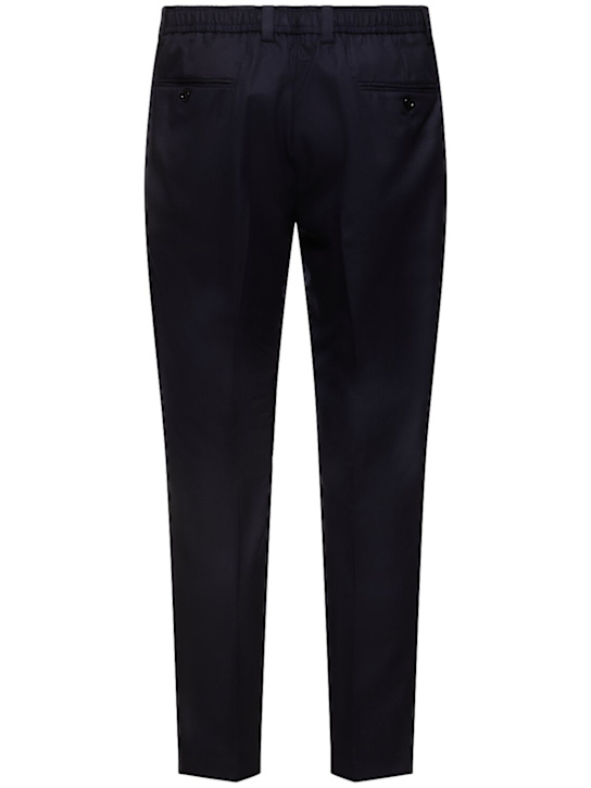Dolce&Gabbana: Wool flannel pants - men_4 | Luisa Via Roma