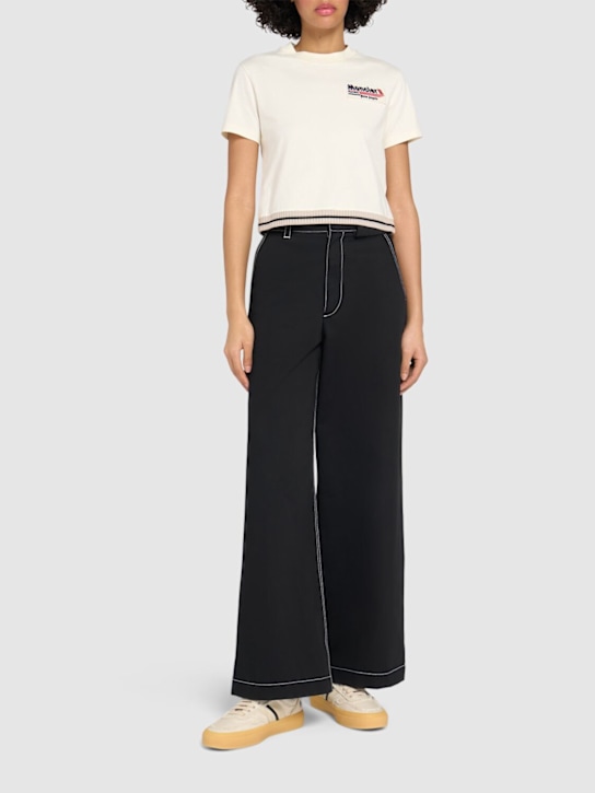 Moncler Genius: Moncler x Palm Angels cotton pants - women_1 | Luisa Via Roma