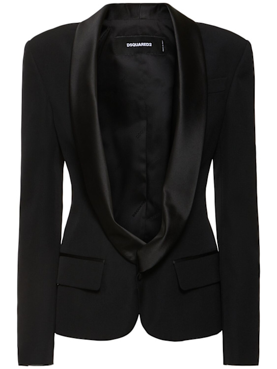 Dsquared2: Dean statement shawl jacket - women_0 | Luisa Via Roma