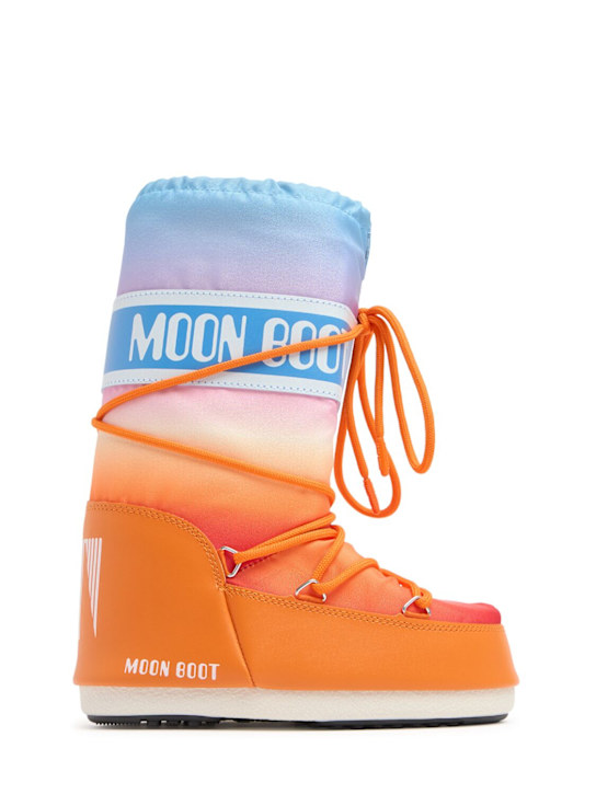 Moon Boot: Icon nylon ankle snow boots - kids-boys_0 | Luisa Via Roma