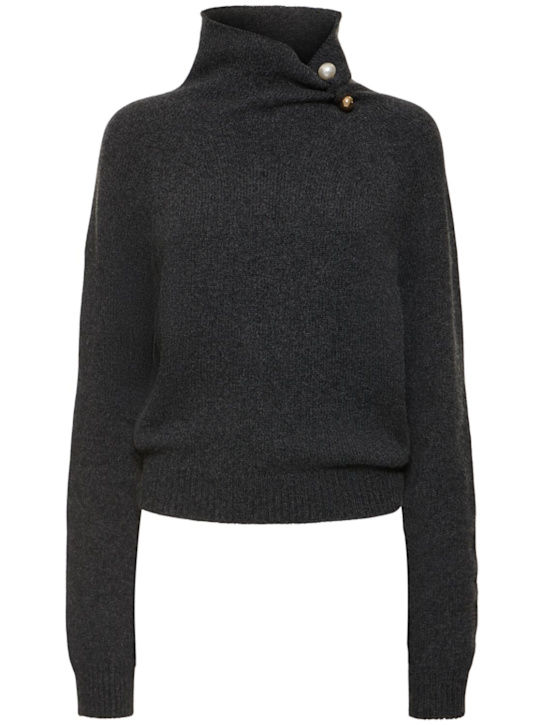 Philosophy Di Lorenzo Serafini: Cashmere & silk blend sweater - Grey - women_0 | Luisa Via Roma