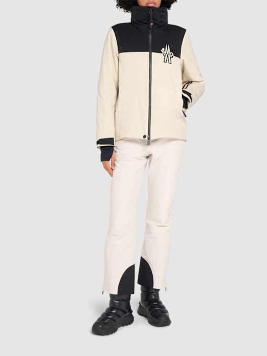 Moncler Grenoble: Bouvreuil tech short padded jacket - women_1 | Luisa Via Roma