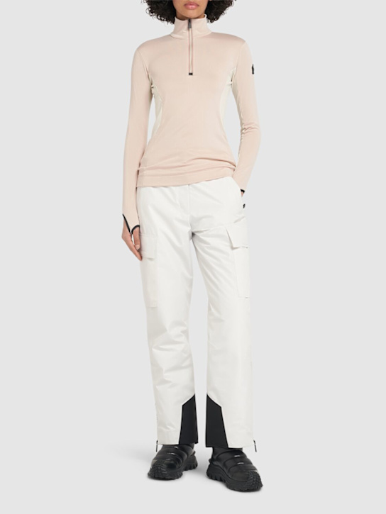 Moncler Grenoble: Tech turtleneck sweatshirt - women_1 | Luisa Via Roma
