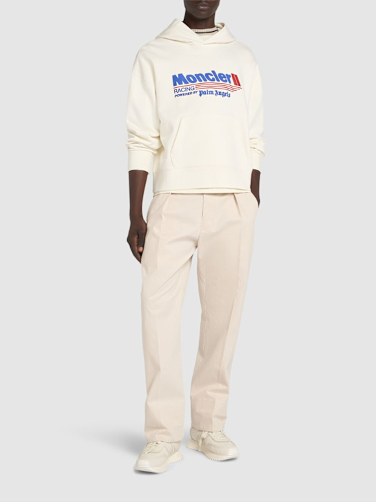 Moncler Genius: Moncler x Palm Angels cotton hoodie - men_1 | Luisa Via Roma
