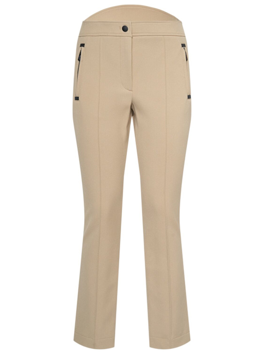 Moncler Grenoble: Pantalon en sergé technique stretch - women_0 | Luisa Via Roma
