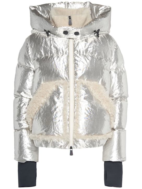Moncler Grenoble: Trevelin tech down jacket - women_0 | Luisa Via Roma