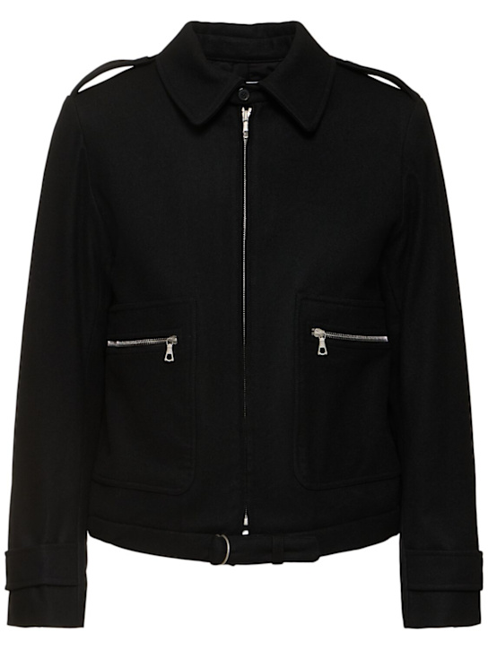 Dries Van Noten: Verona zipped jacket - Black - men_0 | Luisa Via Roma