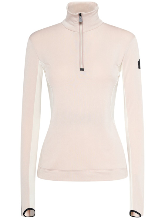 Moncler Grenoble: Tech turtleneck sweatshirt - women_0 | Luisa Via Roma
