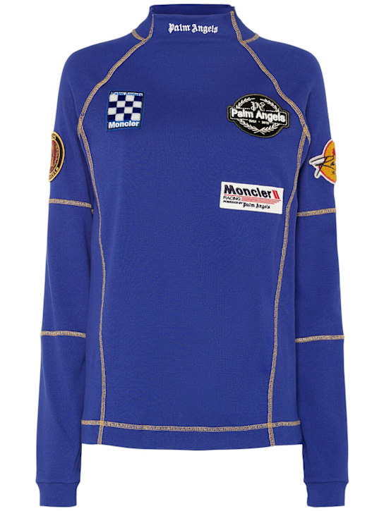 Moncler Genius: Moncler x Palm Angels cotton t-shirt - women_0 | Luisa Via Roma