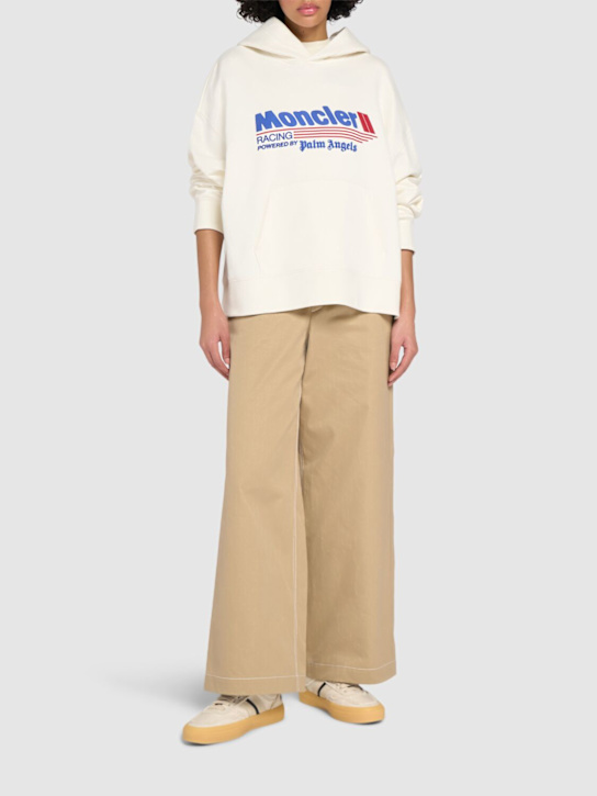 Moncler Genius: Moncler x Palm Angels棉质连帽卫衣 - women_1 | Luisa Via Roma