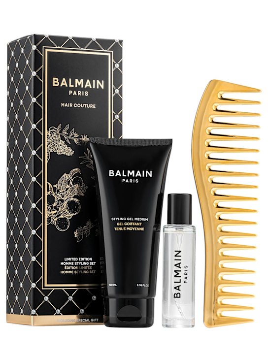 Balmain Hair: Limited Edition Homme Styling Set - Trasparente - beauty-men_0 | Luisa Via Roma